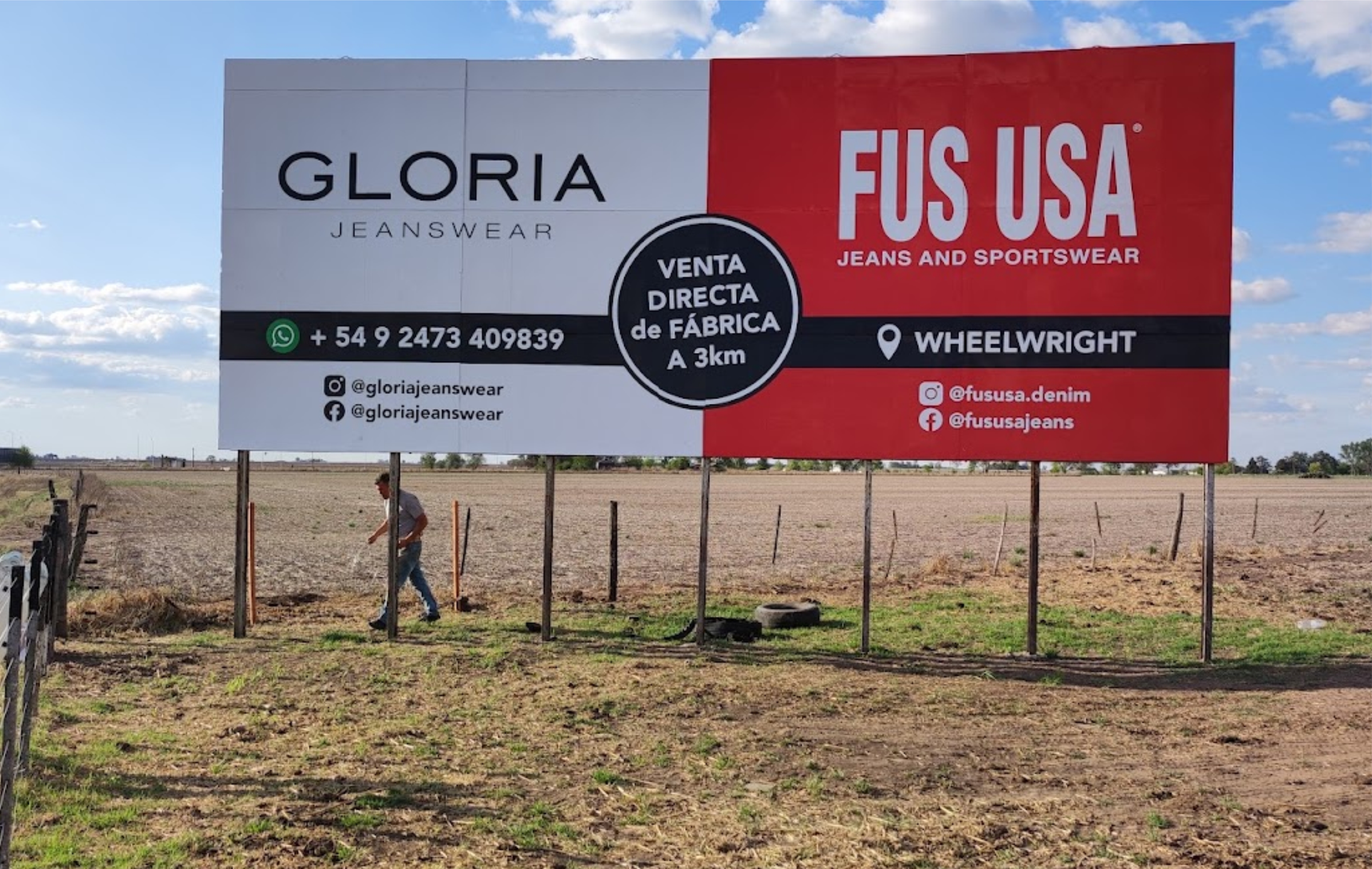 Cartel de local
